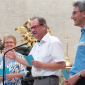 Talk auf dem Blauen Sofa, Barfüßerkirche, Bettina Böhmer-Lamey, Fritz Graßmann, Dr. Martin Beck, (c) Riske_DWA